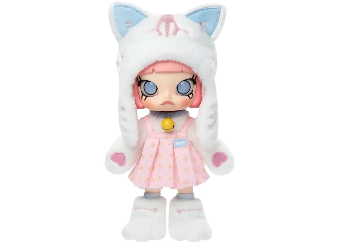 Pop Mart Molly Peekaboo 1/8 Action Figure White Cat Regular Figure