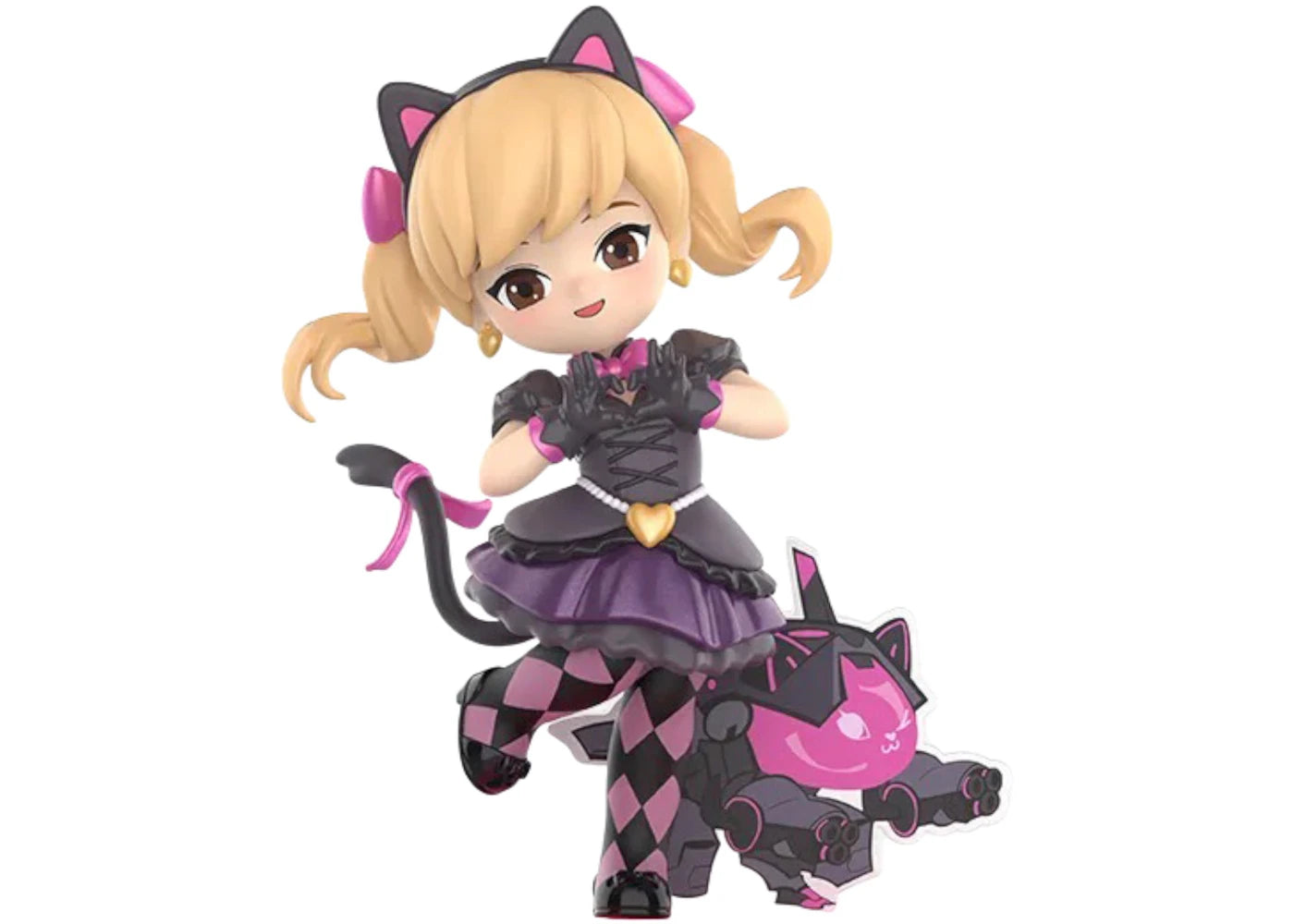 Pop Mart Overwatch Play of the Game Series Black Cat D.VA Secret Edition Figure