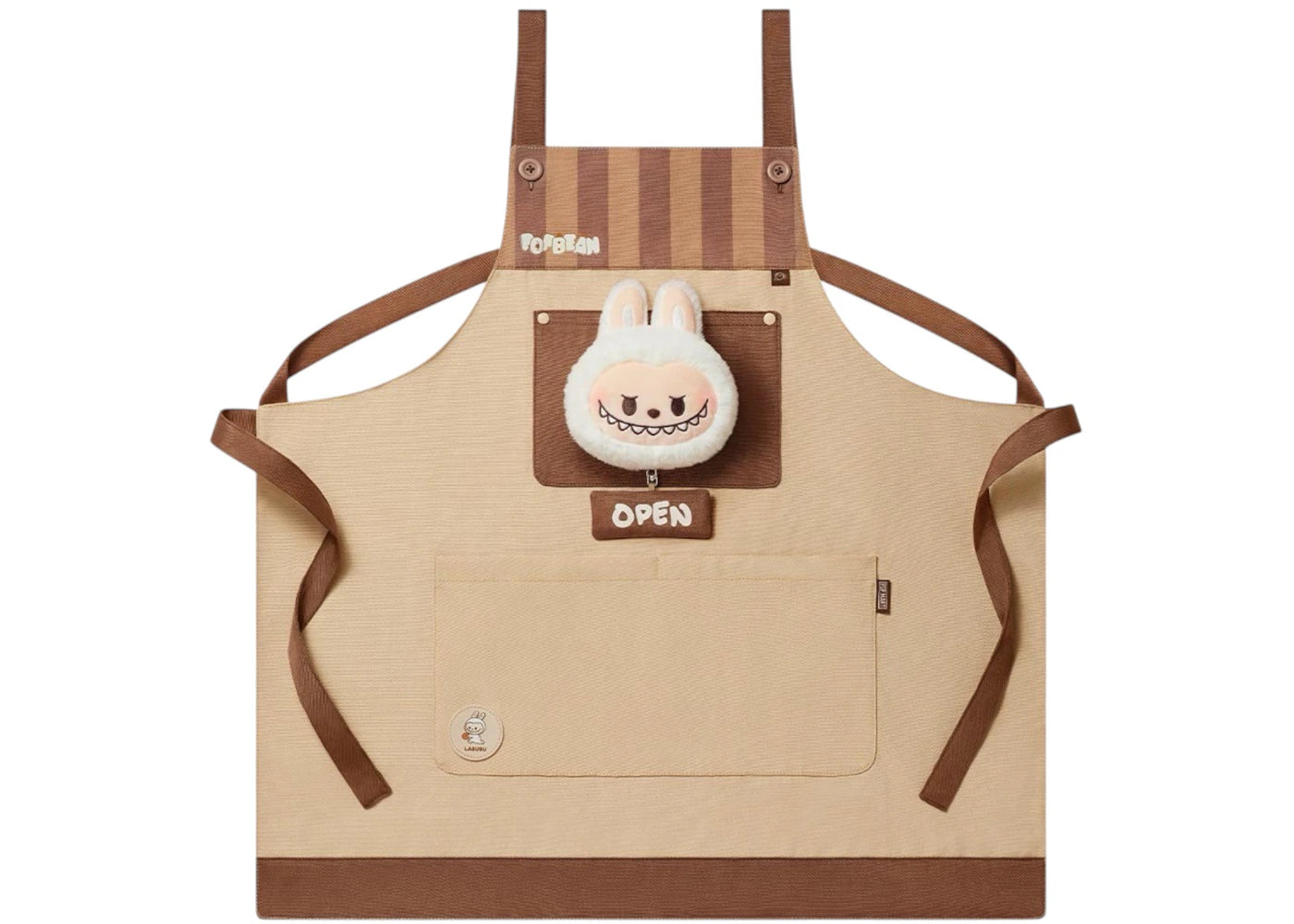 Pop Mart POP BEAN Labubu Coffee Factory Series Apron