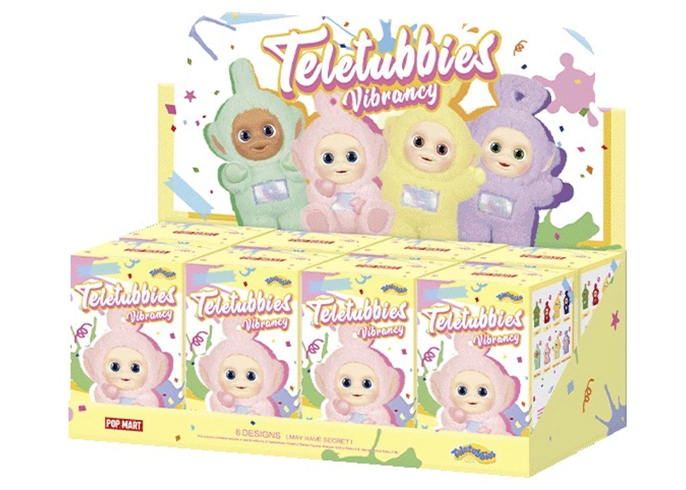 Pop Mart Teletubbies Vibrancy Series Figures Sealed Case (8 Blind Box)