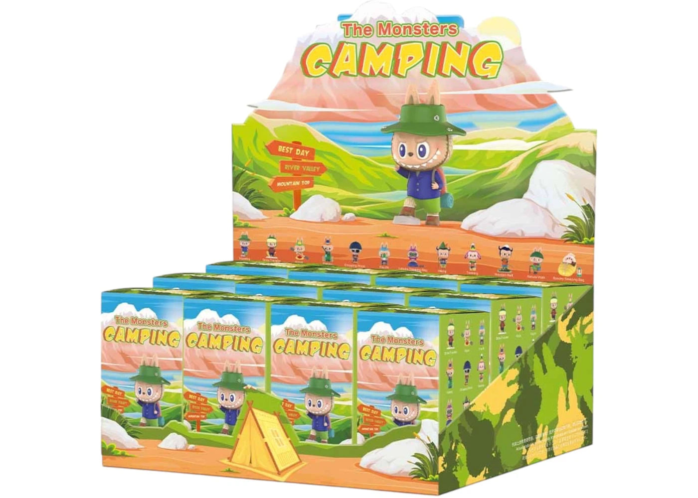 Pop Mart The Monsters Labubu Camping Series Sealed Case (12 Blind Box)