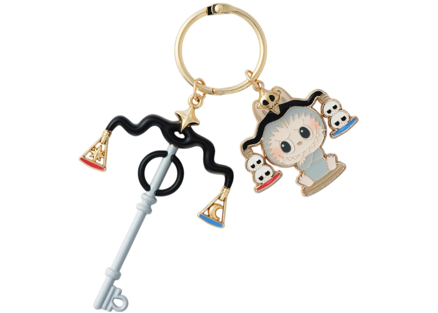 Pop Mart The Monsters Labubu Constellation Series Libra Key Pendant