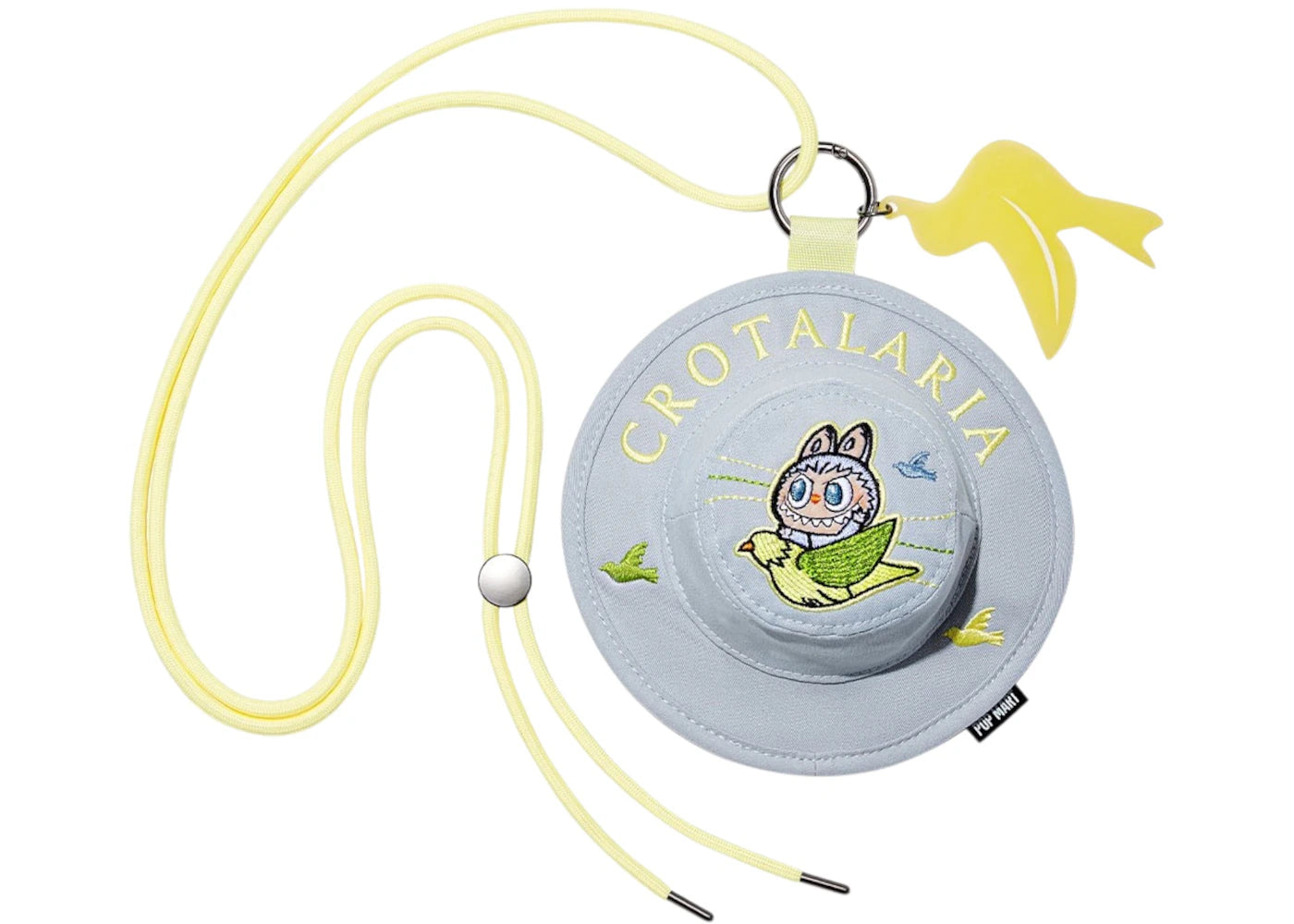 Pop Mart The Monsters Labubu Fall In Wild Series Crotalaria Bucket Hat Mini Bag