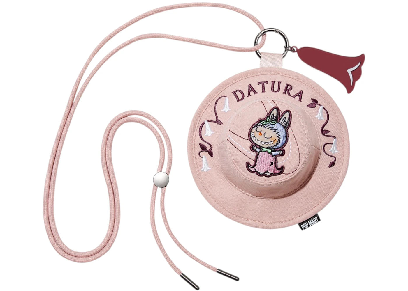 Pop Mart The Monsters Labubu Fall In Wild Series Datura Bucket Hat Mini Bag