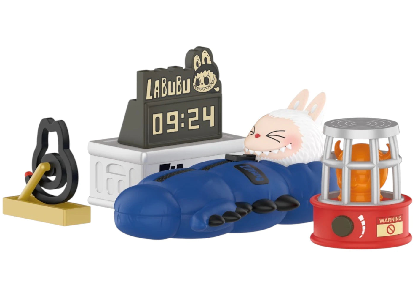 Pop Mart The Monsters Labubu Home of Elves Series Laze In Bed Figure