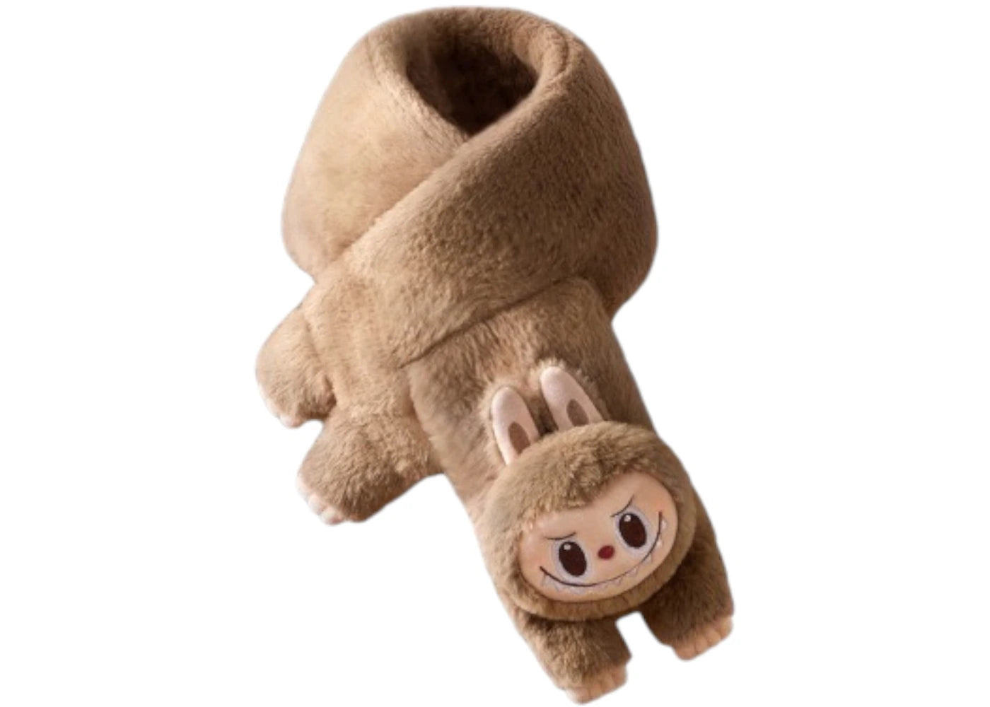 Pop Mart The Monsters Labubu Warm Fluffy Holiday Series Plush Scarf