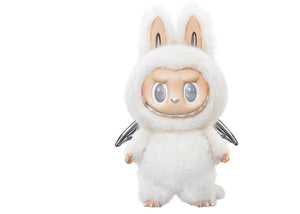 Pop Mart The Monsters Labubu Zimomo Angel in Clouds Figure + Tote Bag