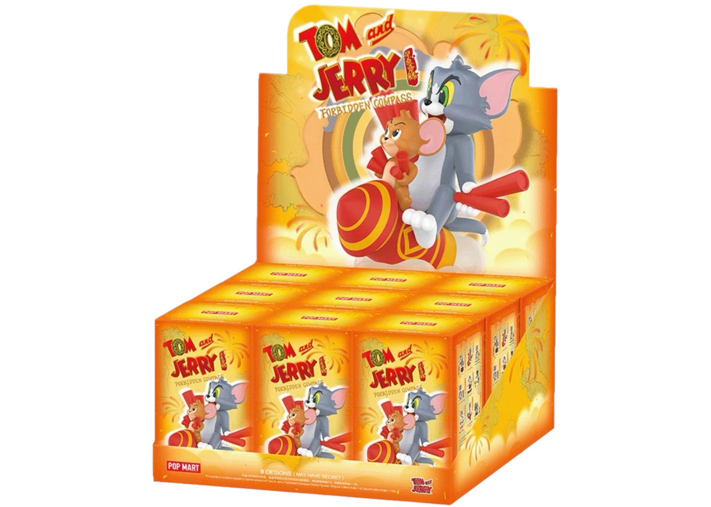 Pop Mart Tom & Jerry: Forbidden Compass Series Figures Sealed Case (9 Blind Box)