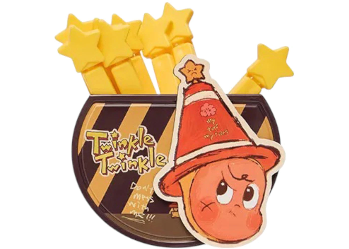 Pop Mart Twinkle Twinkle Be a Little Star Series Bad Temper Magnetic Sealing Clip Storage Box Set