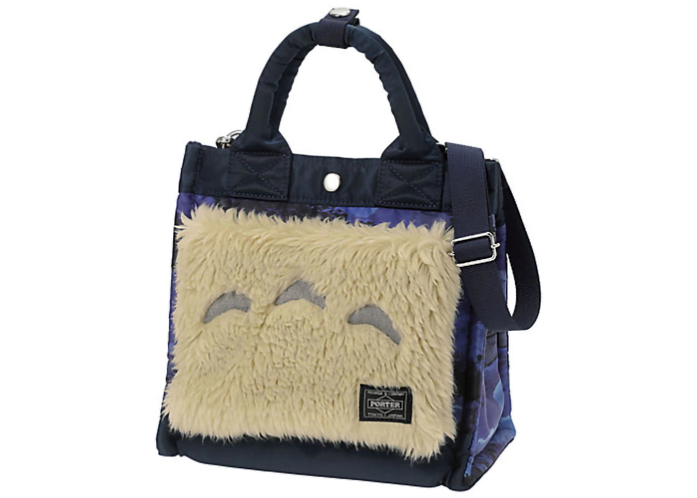 Porter x My Neighbor Totoro 2 Way Small Tote Bag Navy