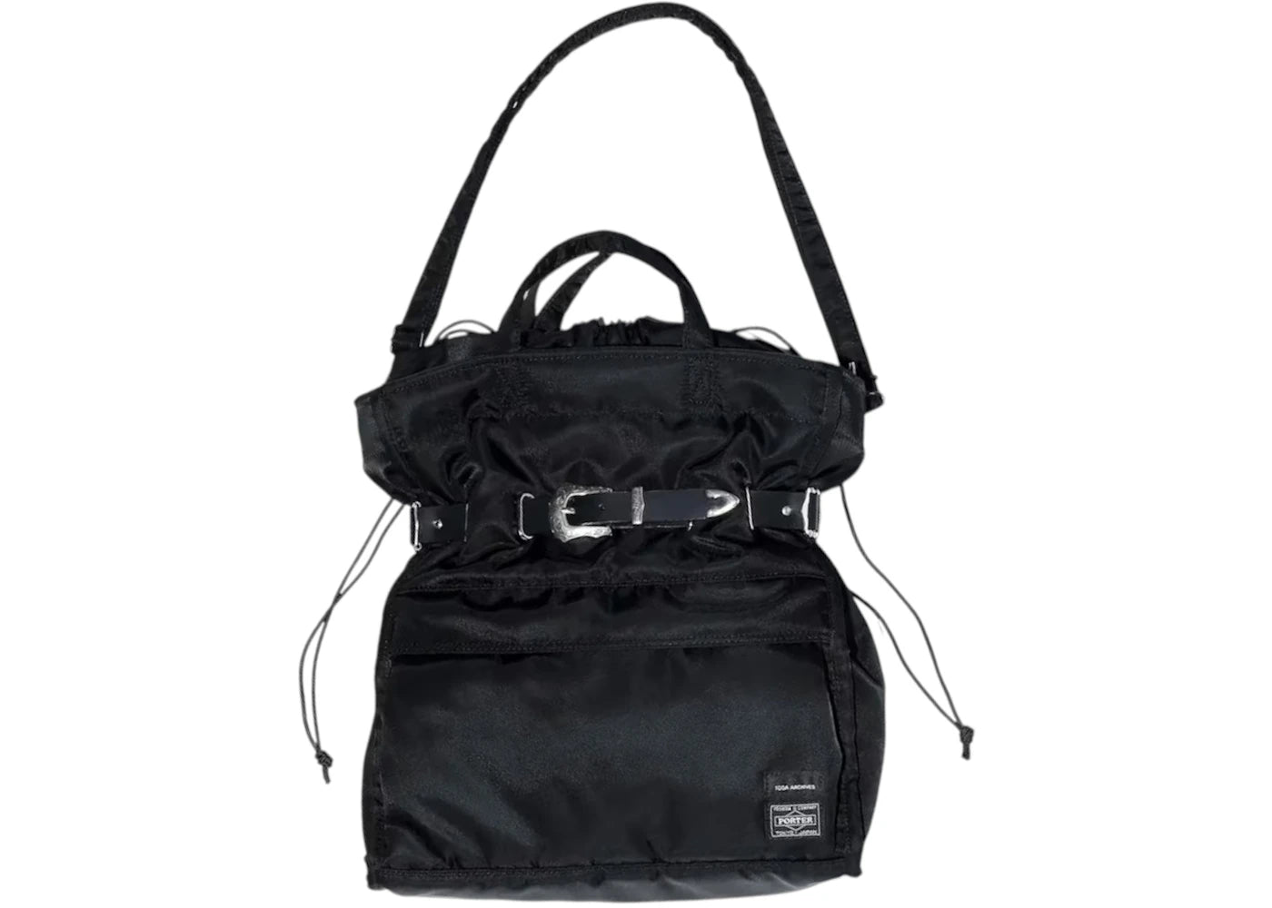 Porter x Toga Shoulder Tote Bag Black