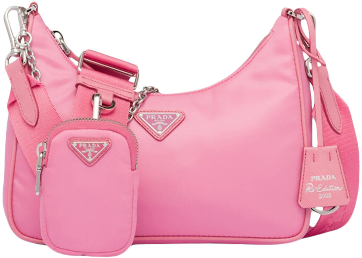 Prada 2005 Shoulder Bag Begonia Pink