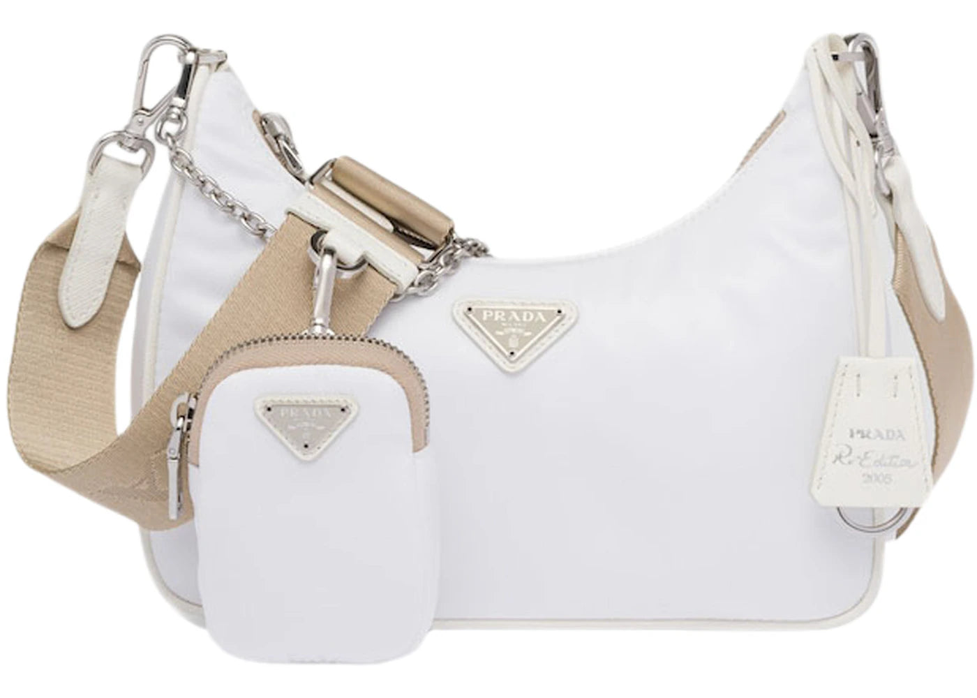 Prada 2005 Shoulder Bag White