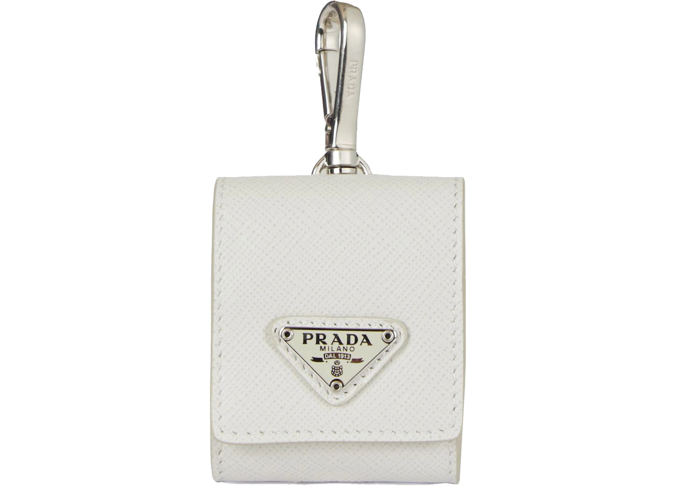 Prada AirPods Case Leather White