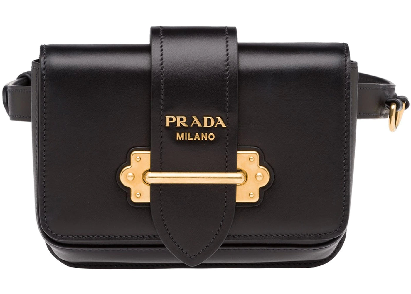 Prada Cahier Belt Bag Black