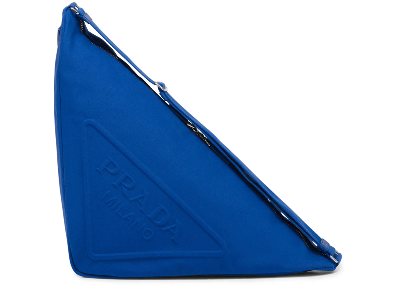 Prada Canvas Triangle Bag Cobalt Blue