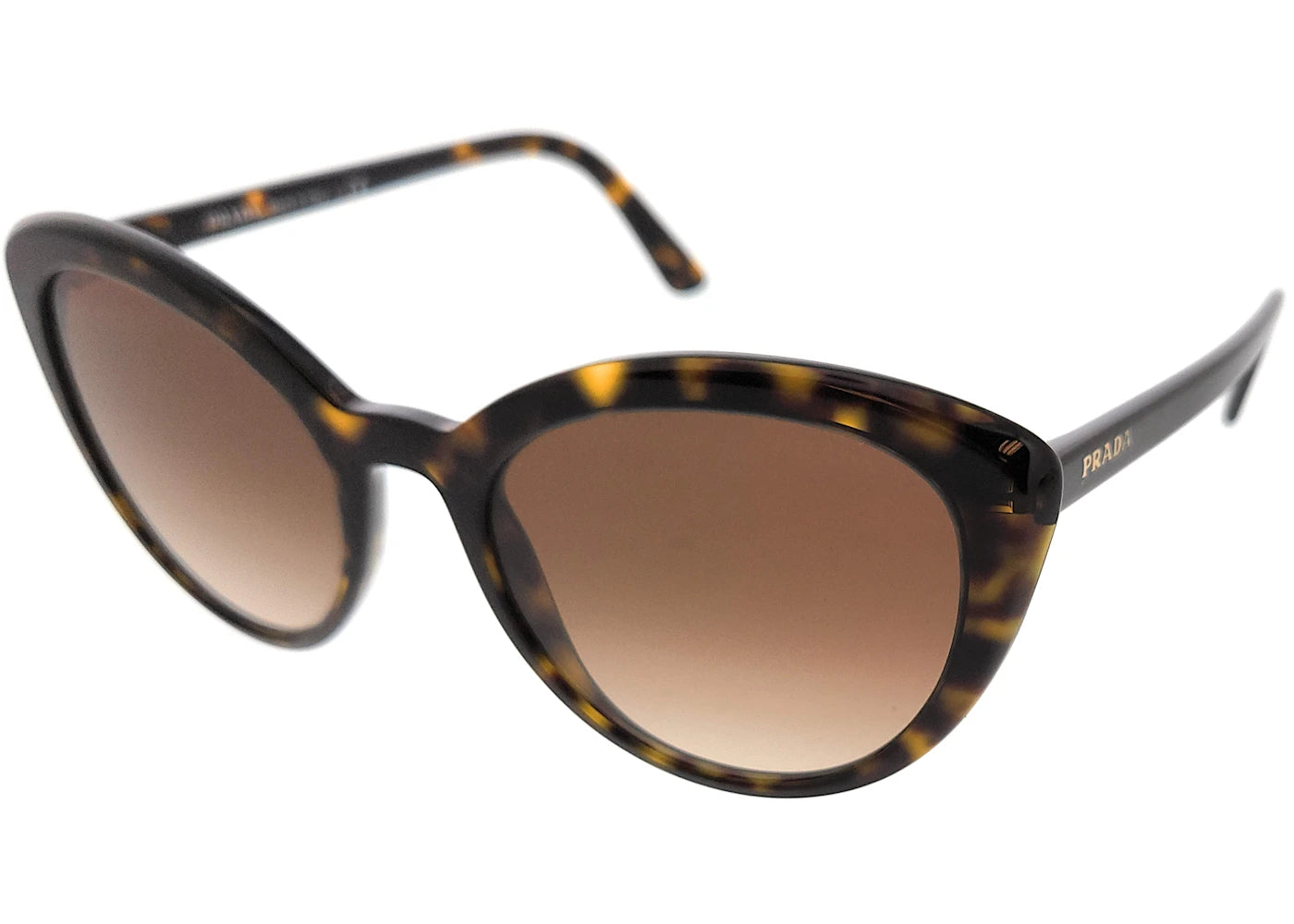 Prada Cat Eye Sunglasses Tortoise/Brown (0PR 02WS 07C0D1)