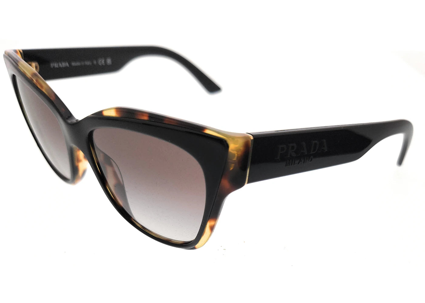 Prada Cat Eye Sunglasses Tortoise/Brown (0PR 23XS 3890A7)