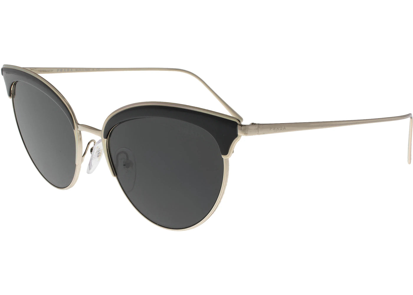Prada Cateye Sunglasses Pale Gold/Black (PR60VS AAV5S0 CONCEPTUAL)