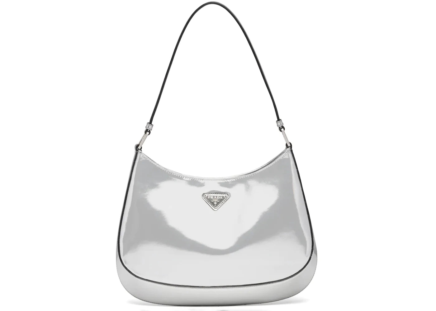 Prada Cleo Shoulder Bag Silver