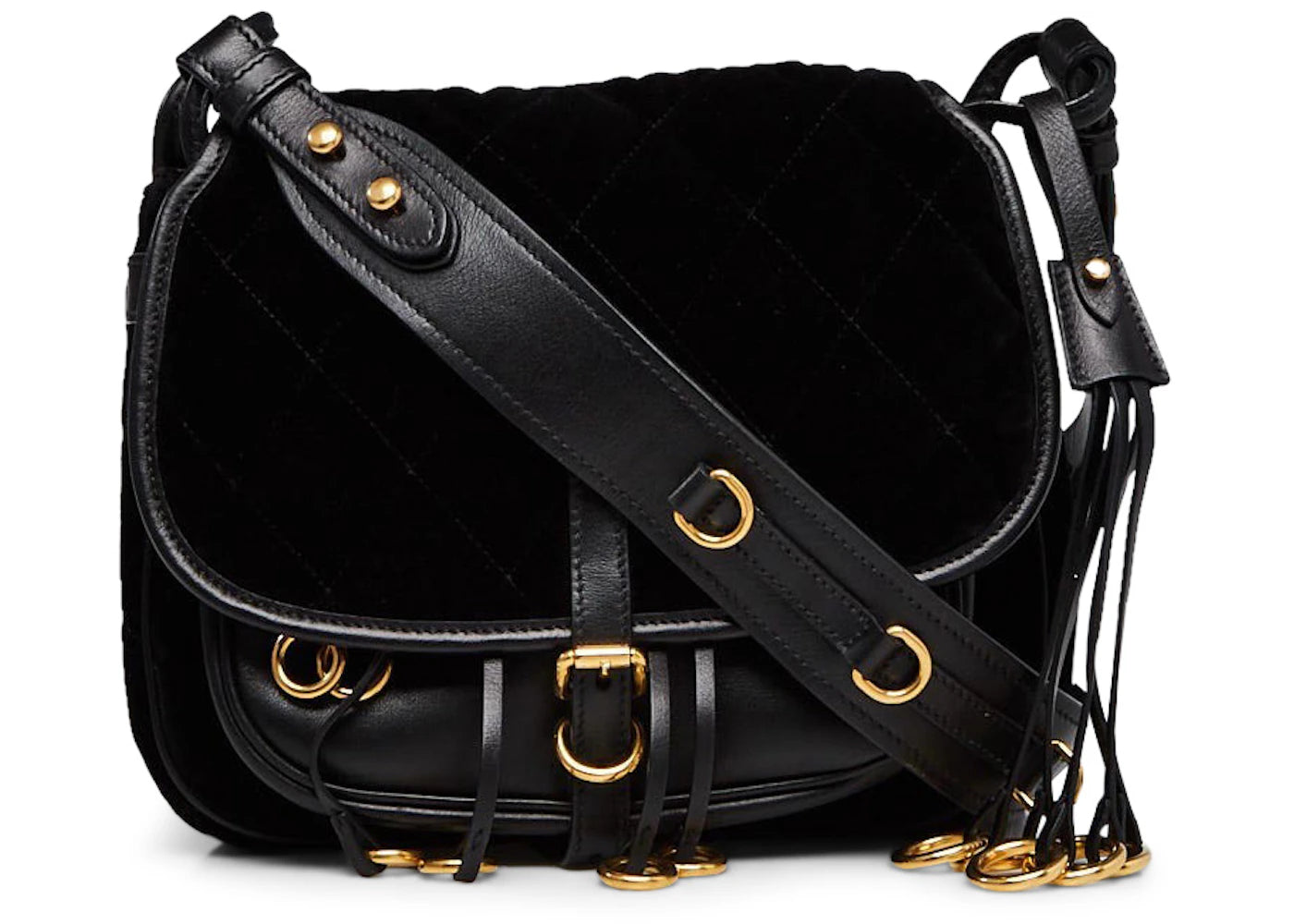 Prada Corsaire Crossbody Velvet Black