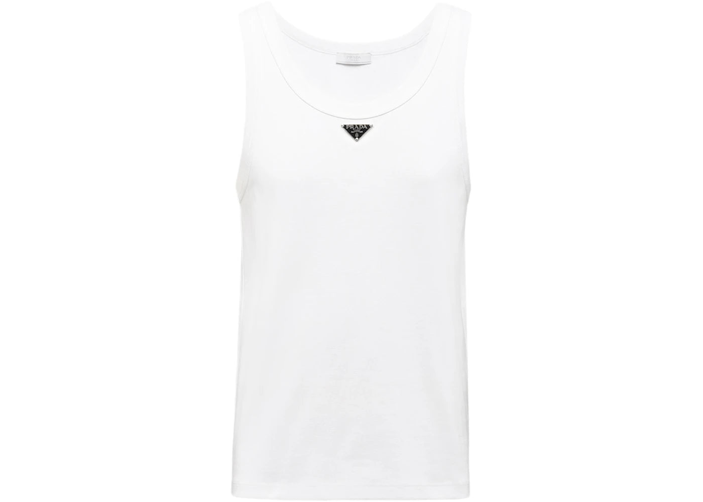 Prada Cotton Tank Top White
