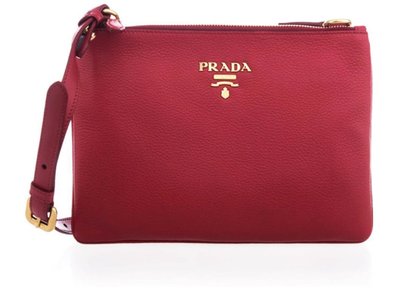 Prada Crossbody Vitello Red