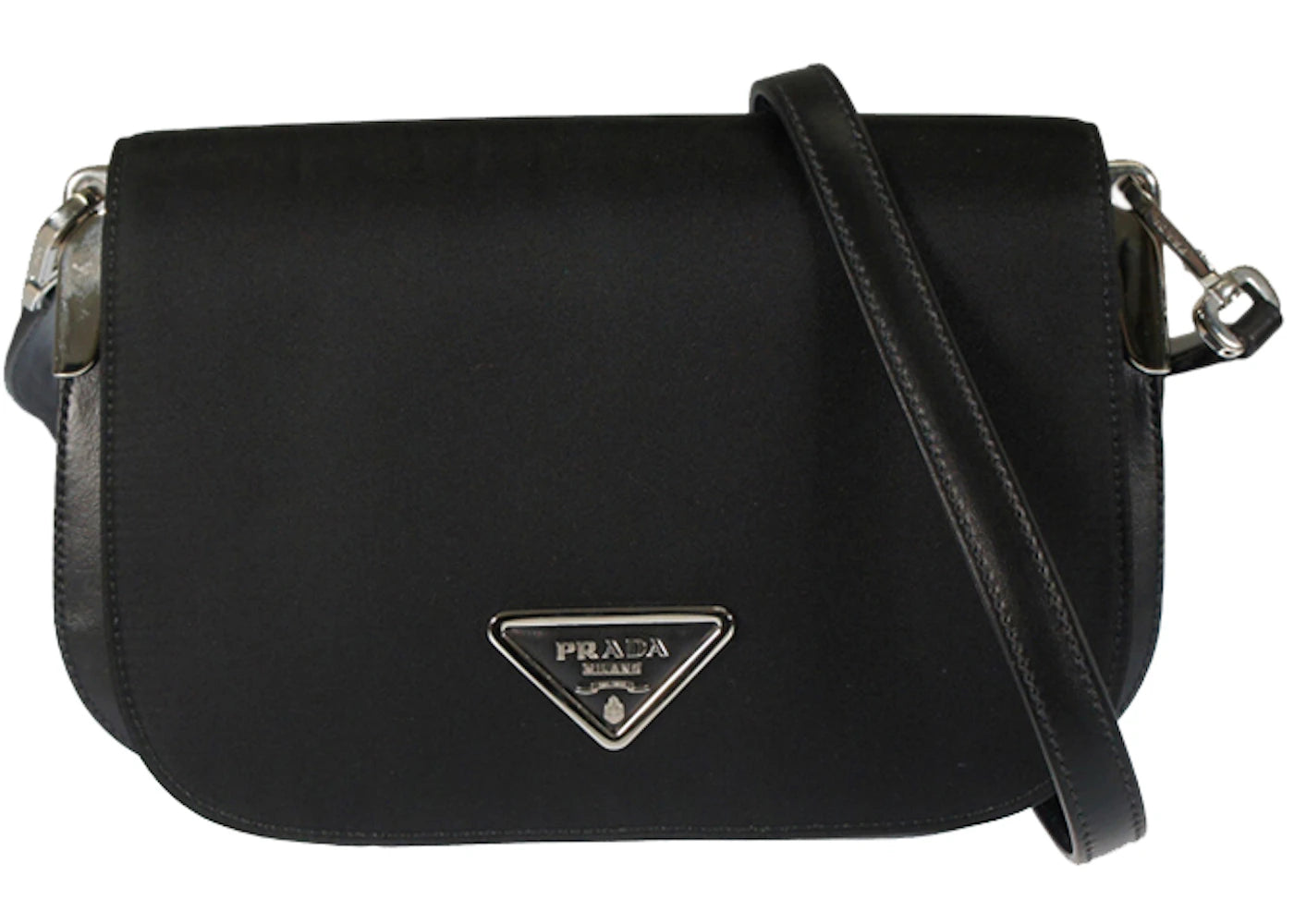 Prada Flap Shoulder Bag Black