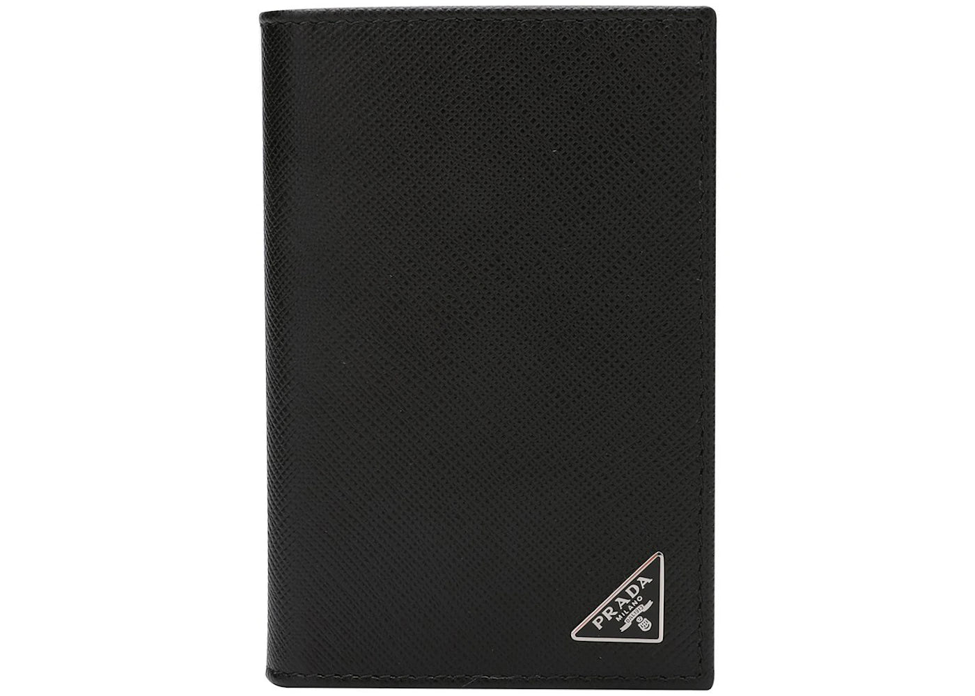 Prada Leather Card Holder Black