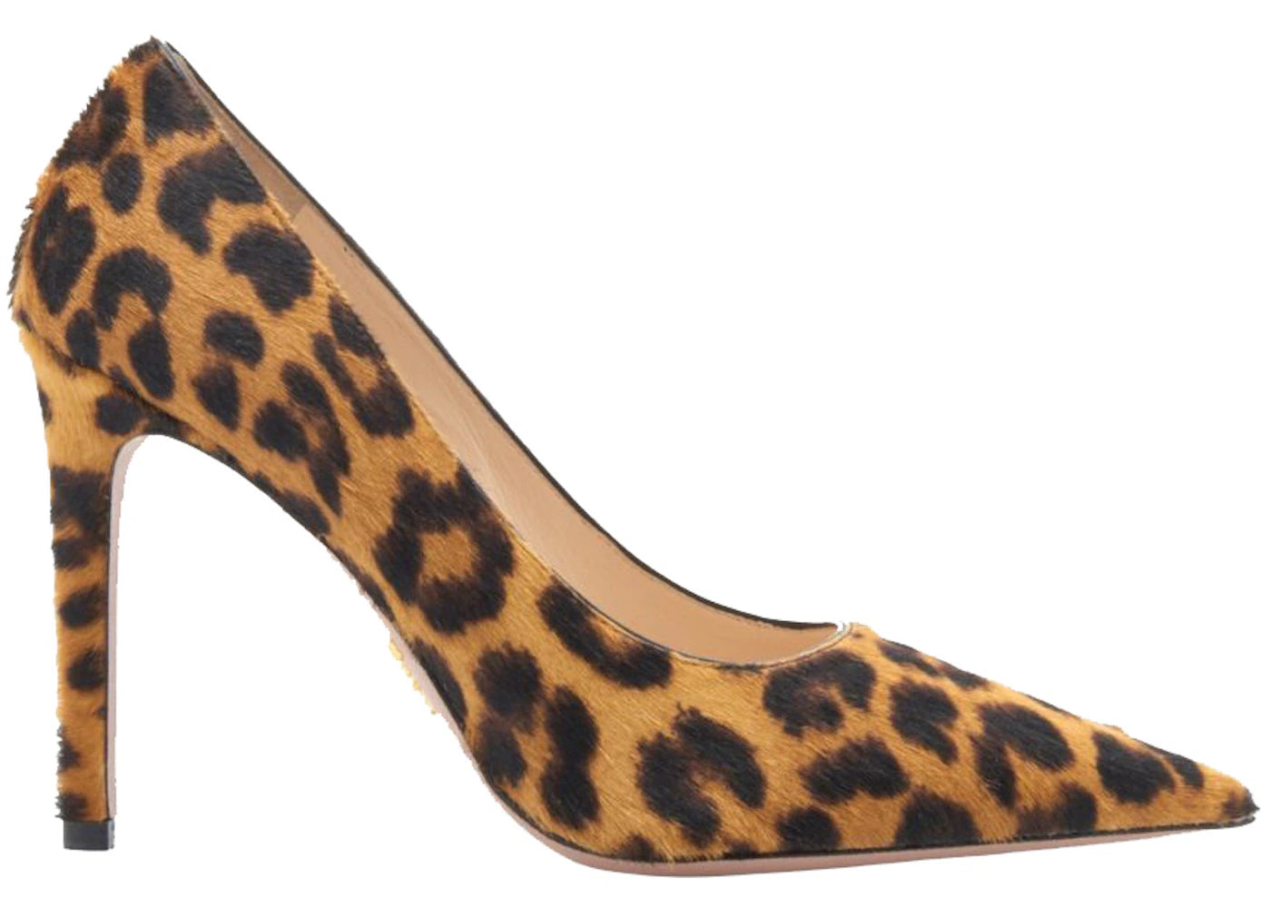 Prada Leo Hairy Calf 100mm Pumps Leopard