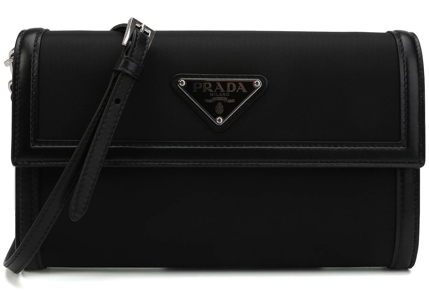 Prada Logo Patch Bag Mini Black