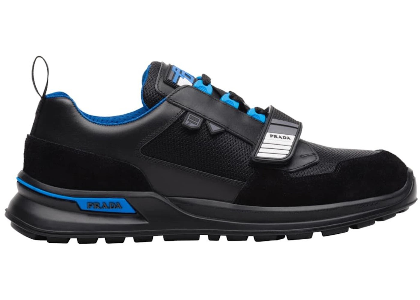 Prada Mechano Leather Black Blue