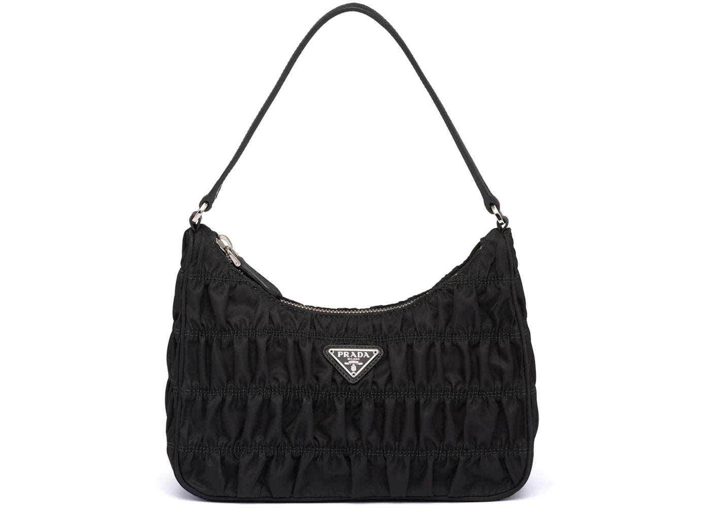 Prada Mini Bag Nylon and Saffiano Leather Black