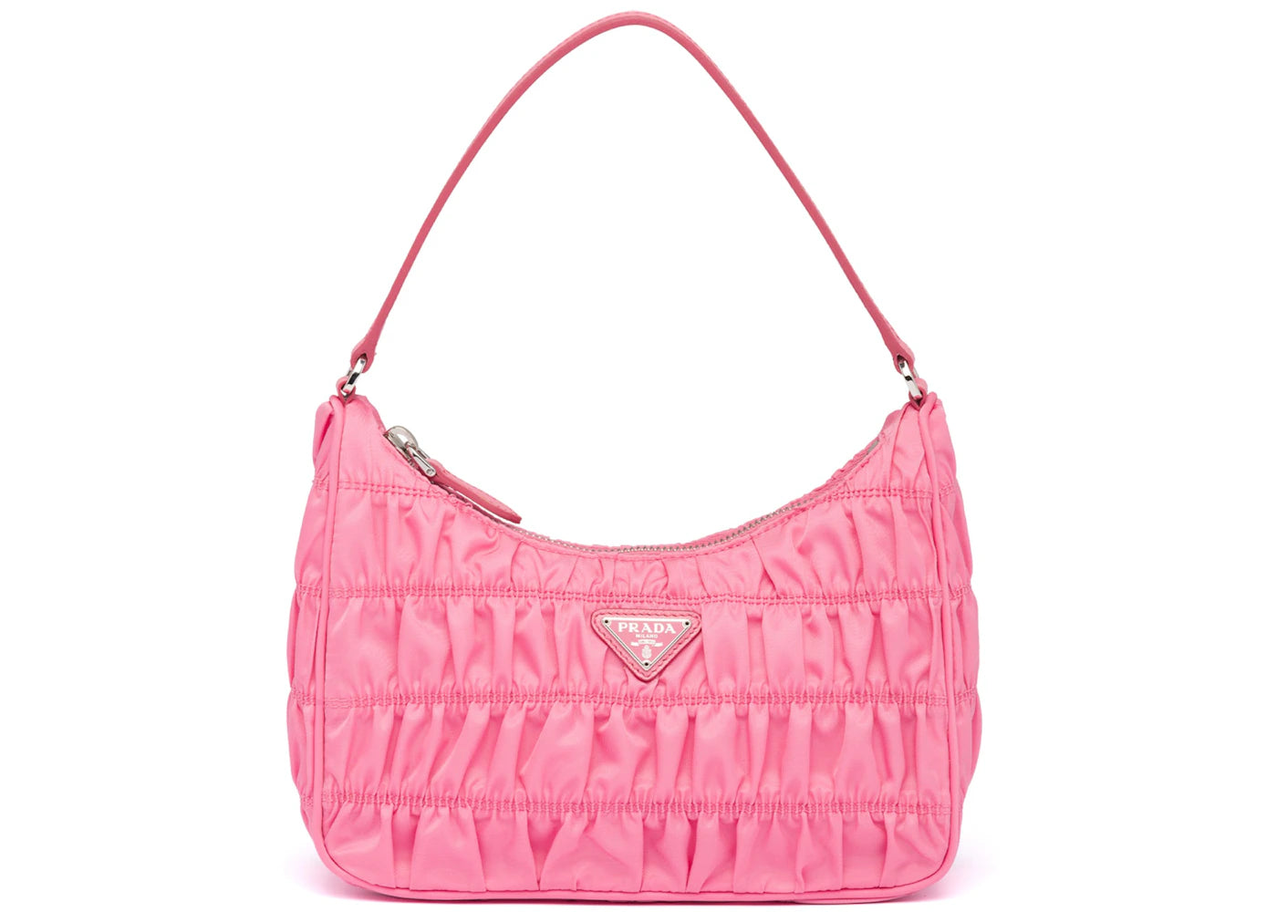 Prada Mini Bag Nylon and Saffiano Leather Pink