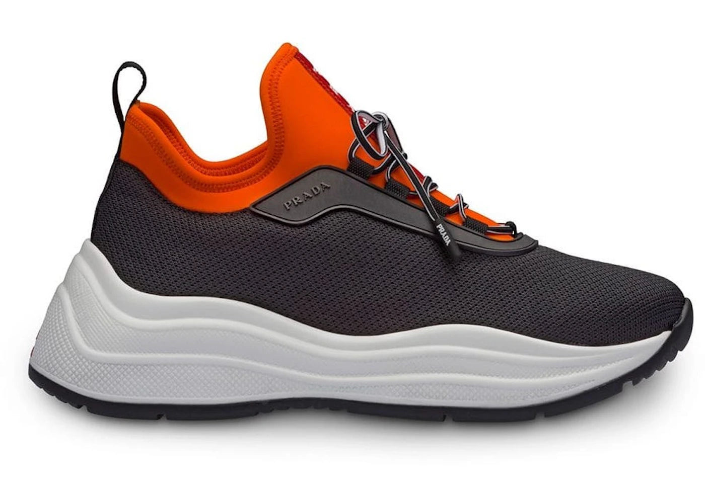 Prada Neoprene Orange Black