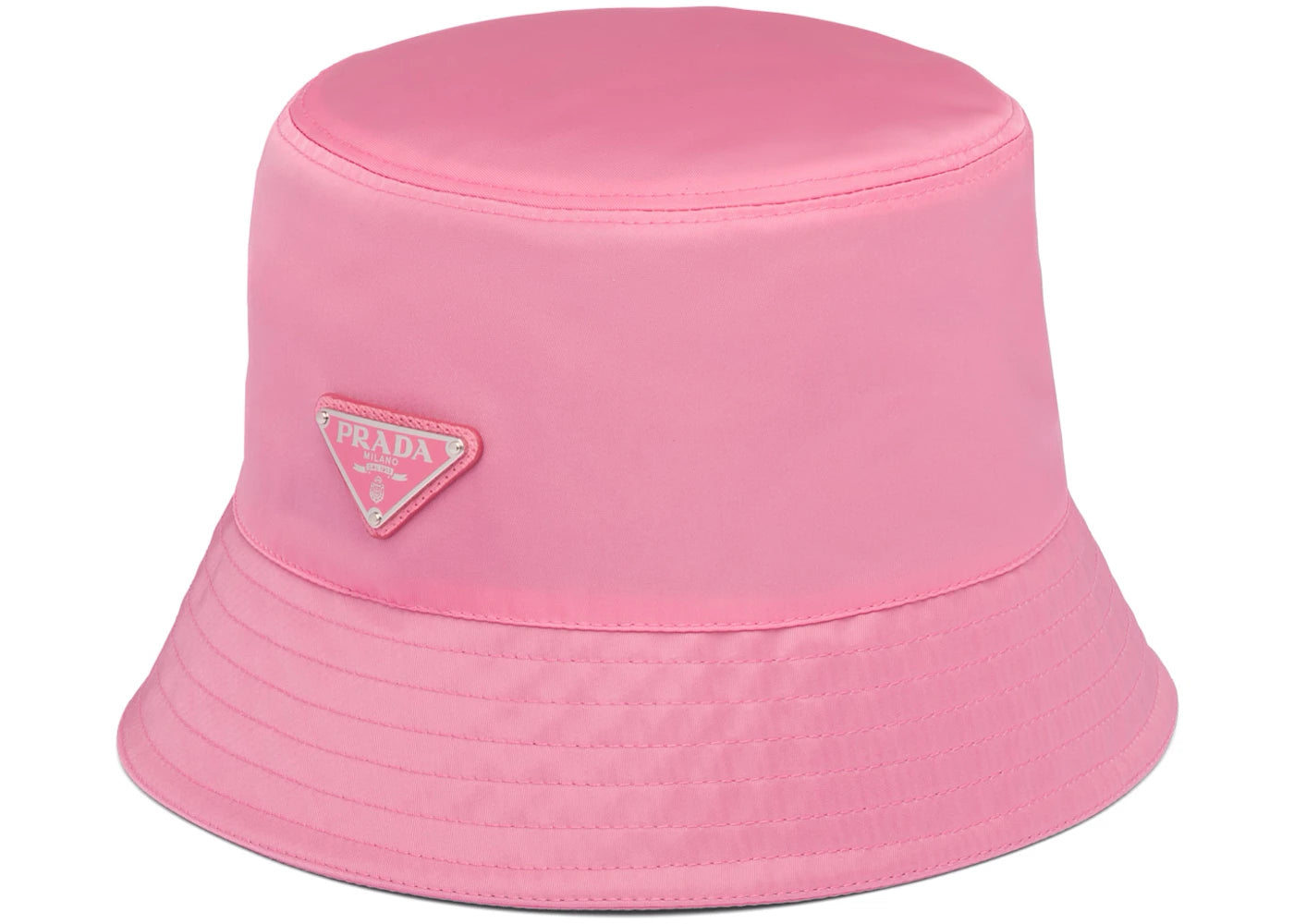 Prada Nylon Bucket Hat Begonia Pink