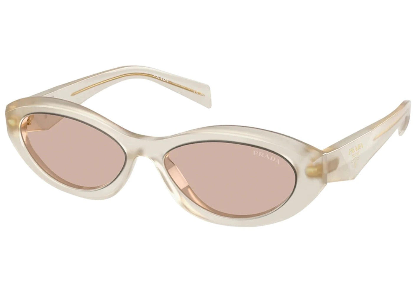 Prada Oval Sunglasses Opal Milk (PR_26ZS_12V4I2_55mm)