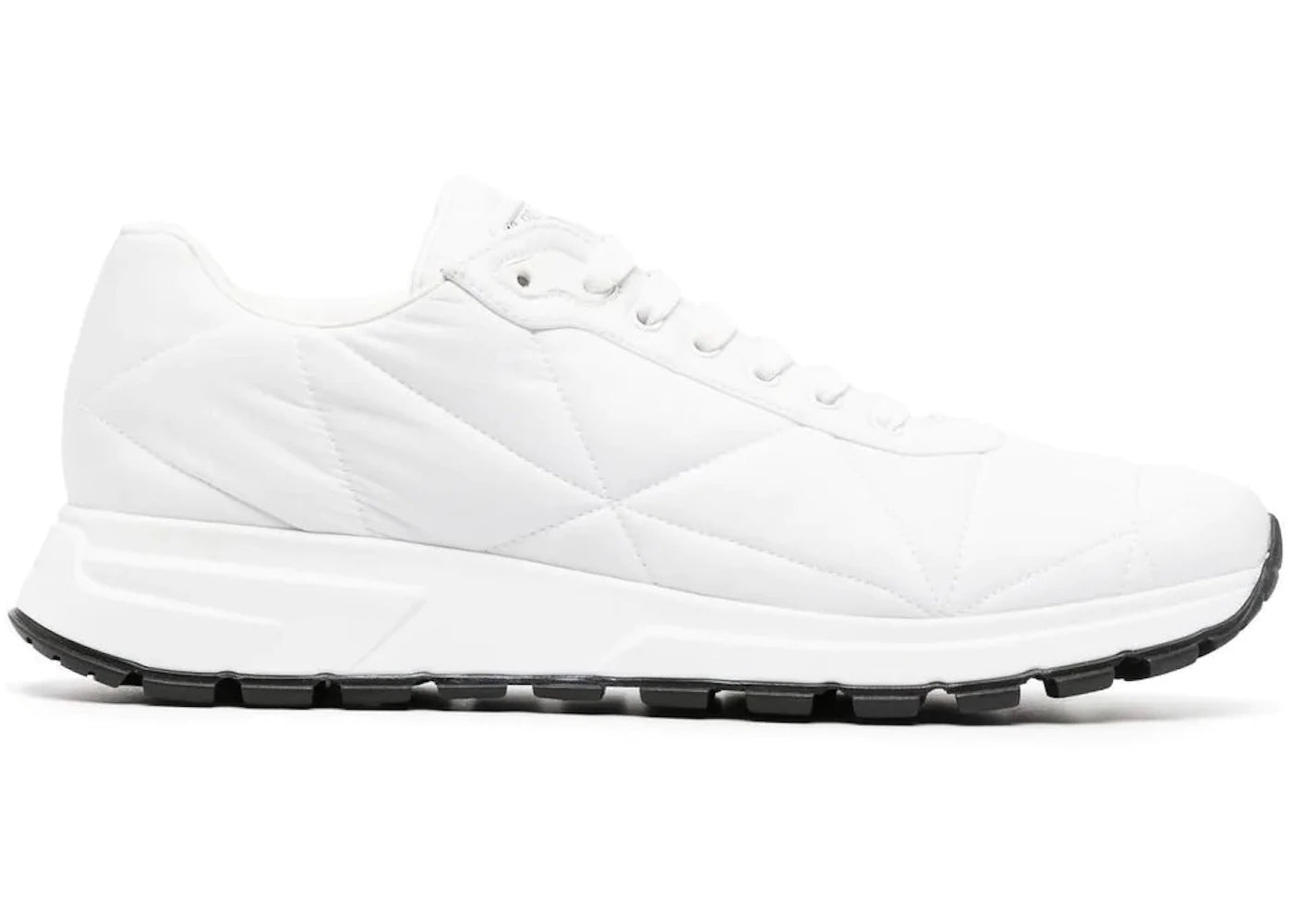 Prada Quilted Nylon Sneakers White