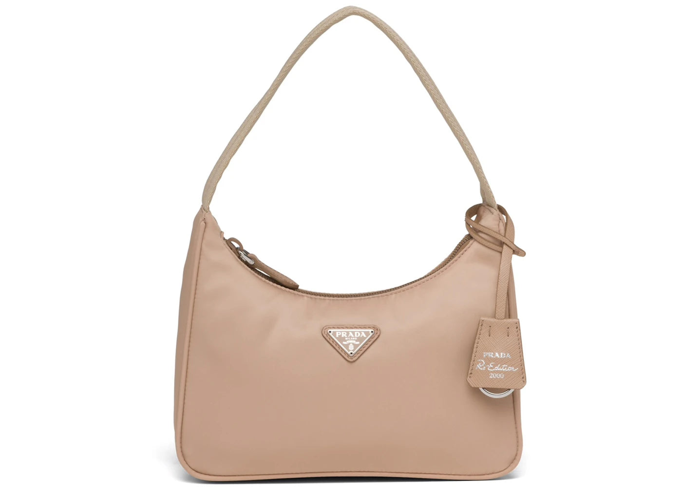 Prada Re-Edition 2000 Mini Bag Nylon Cameo Beige