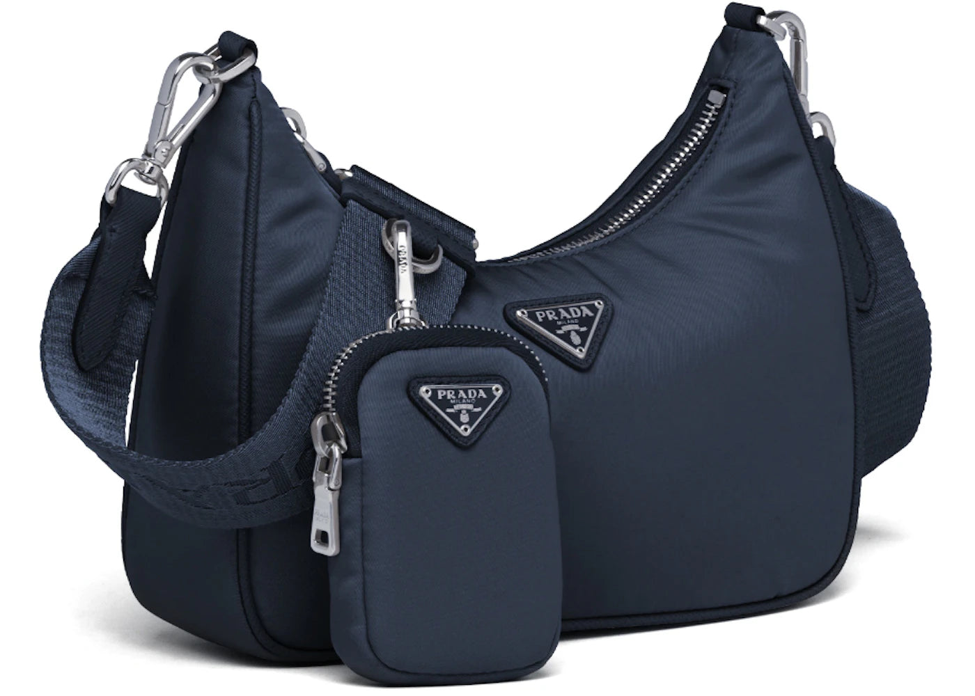 Prada Re-Edition 2005 Nylon Bag Navy