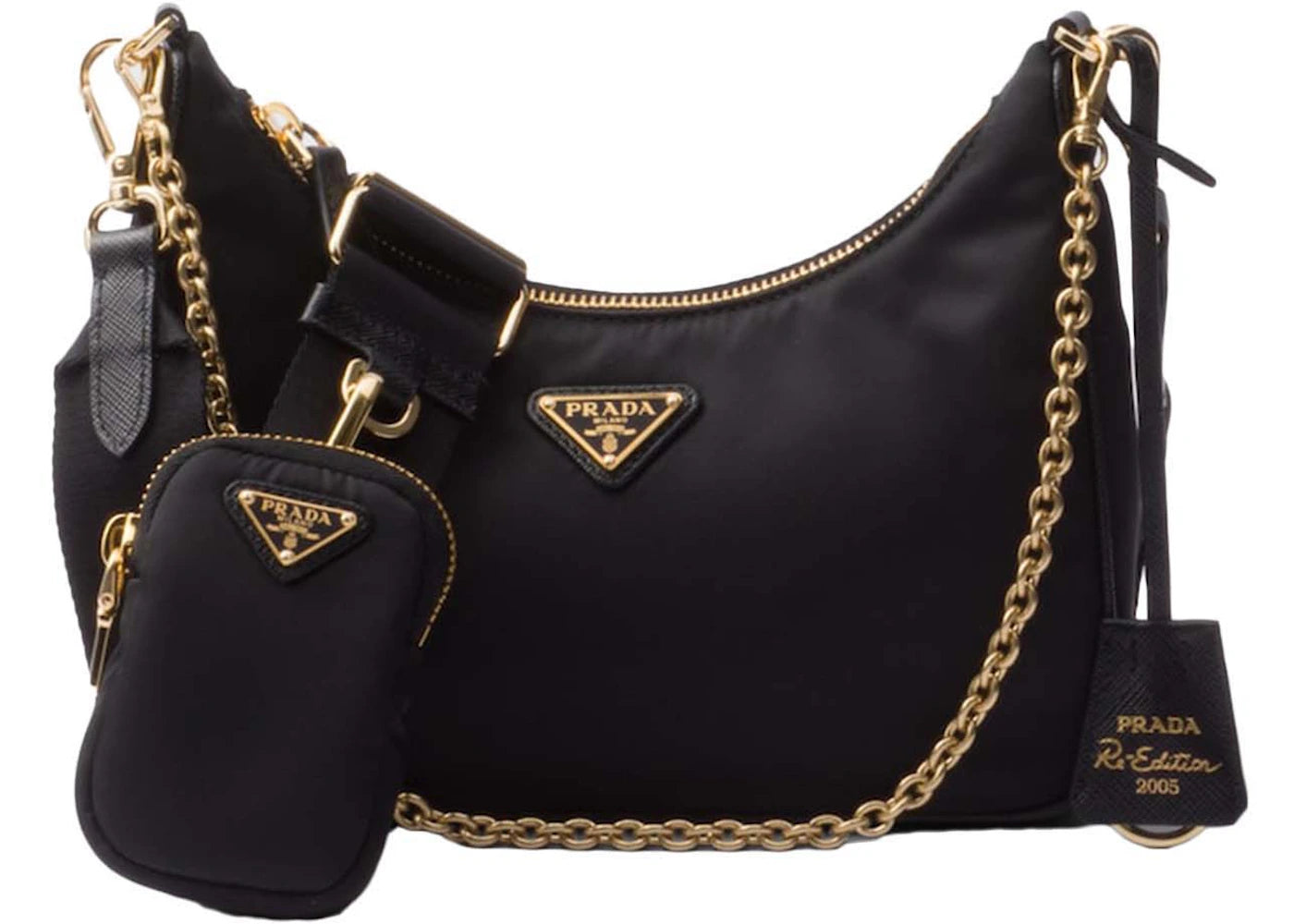 Prada Re-Edition 2005 Re-Nylon Bag Black