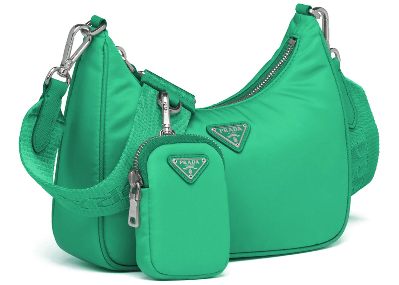 Prada Re-Edition 2005 Shoulder Bag Nylon Mint Green