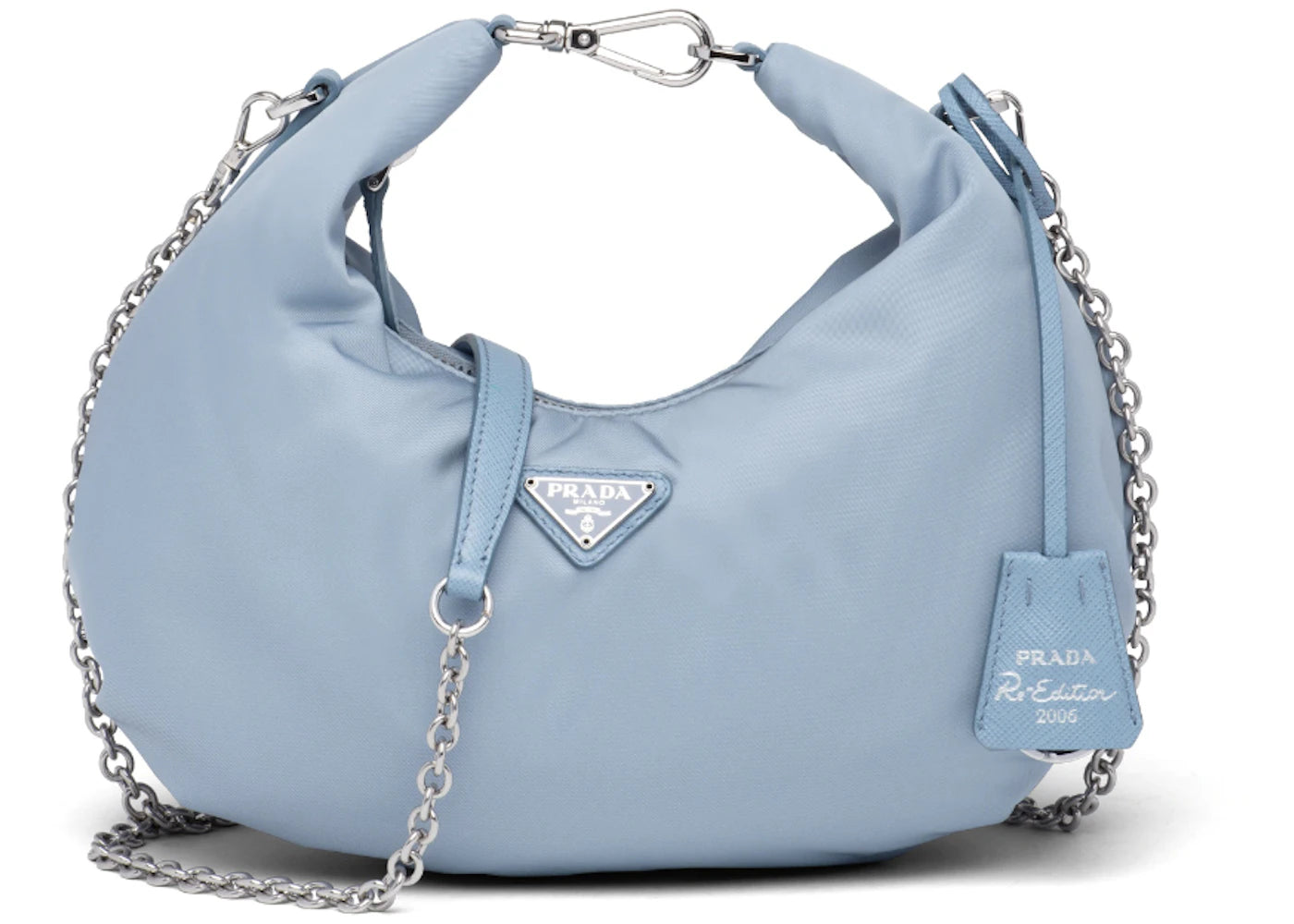 Prada Re-Edition 2006 Nylon Bag Astral Blue