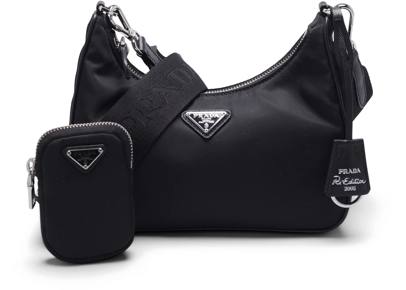 Prada Re-Edition 2005 Shoulder Bag Nylon Black