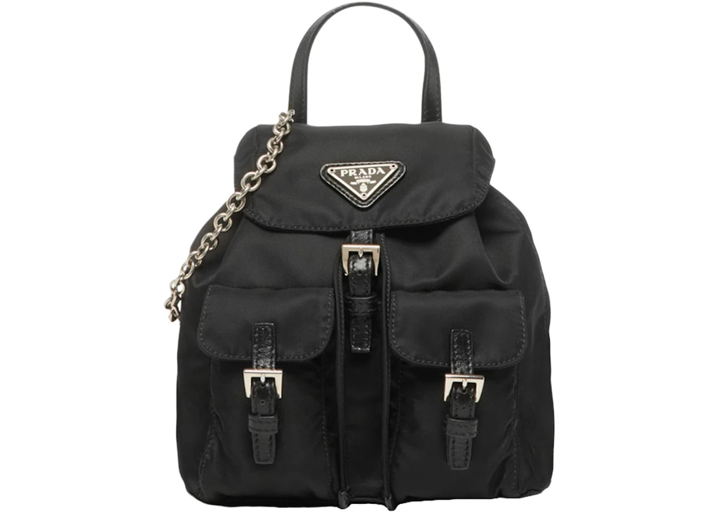Prada Re-Nylon Backpack Mini Black