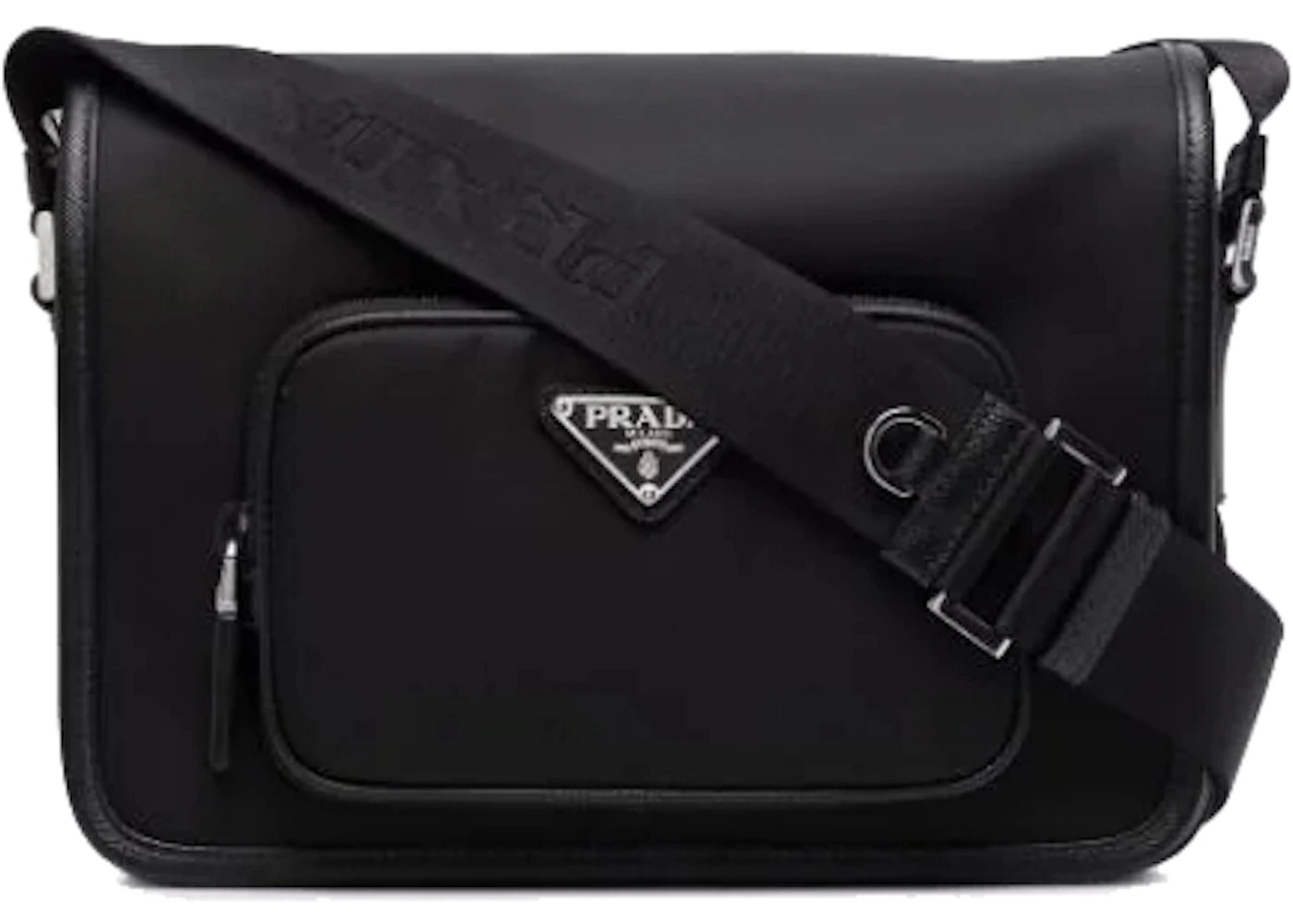 Prada Re-Nylon Satchel Bag Detachable Coin Purse Black