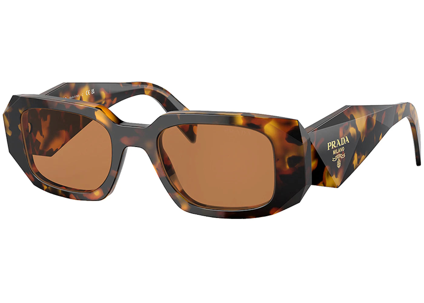 Prada Rectangle Sunglasses Honey Tortoise (PR_17WSF_VAU2Z1_51mm)