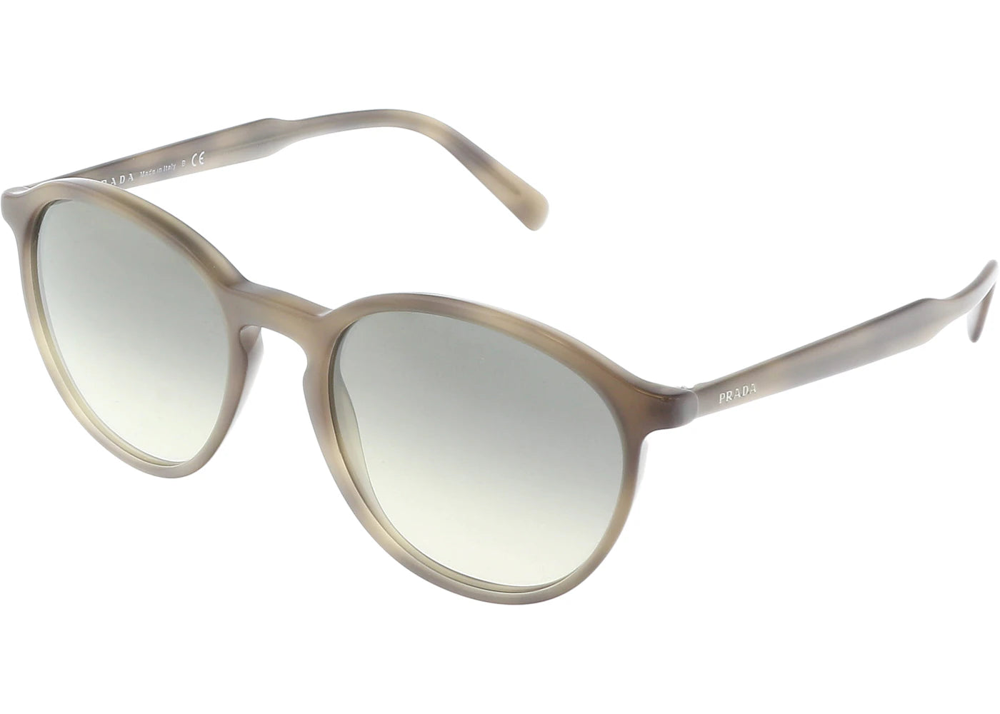 Prada Round Sunglasses Striped Green (0PR 05XS)