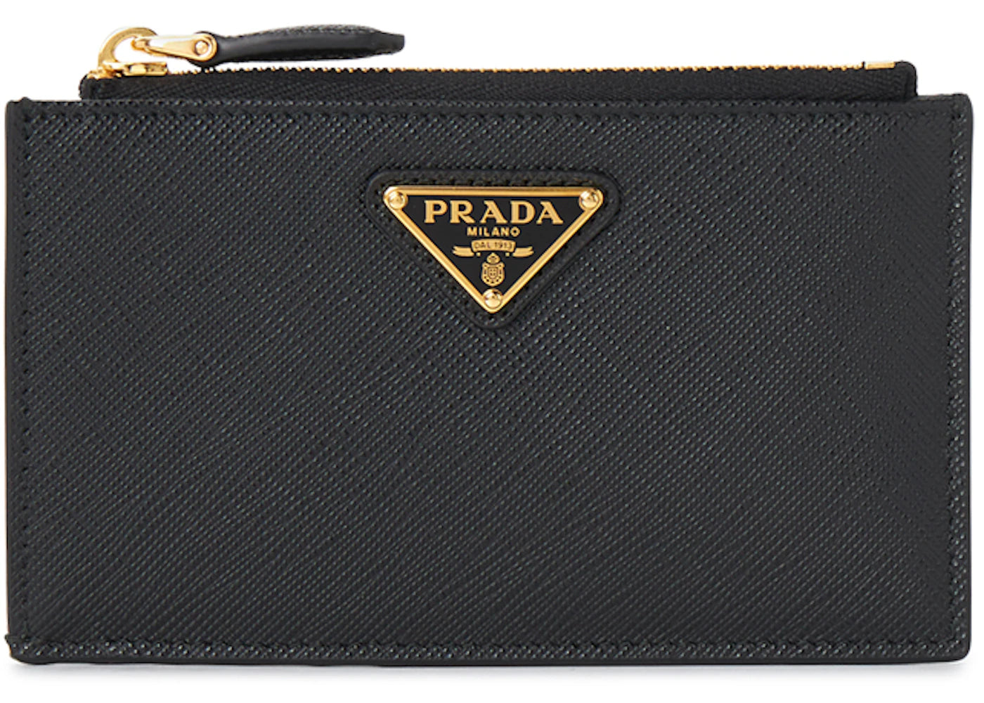 Prada Saffiano Card Holder Black