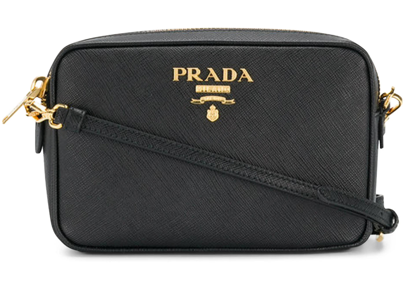 Prada Saffiano Crossbody Black